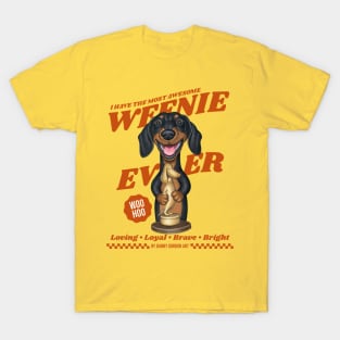 Cute Funny Awesome Weenie Dog T-Shirt